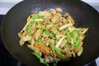 辣椒豆腐干小炒肉步骤8