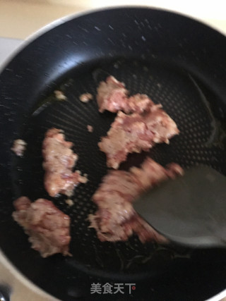 胡萝卜洋葱炒肉末步骤5