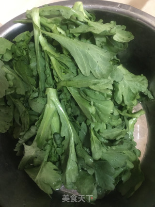 牛肉丸茼蒿步骤2