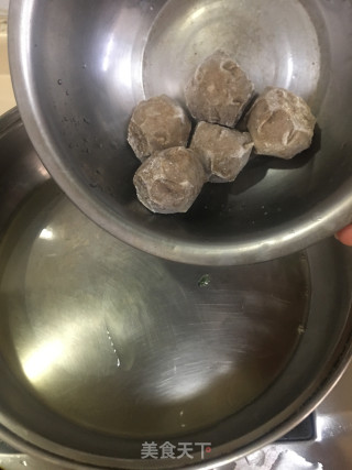 牛肉丸茼蒿步骤4