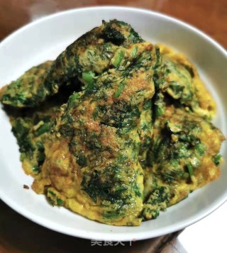 小茴香煎蛋步骤9