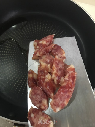 茴香杆黑木耳炒腊肠步骤7 茴香杆黑木耳炒腊肠步骤7