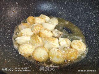 日本豆腐烧培根步骤2