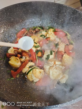 日本豆腐烧培根步骤7