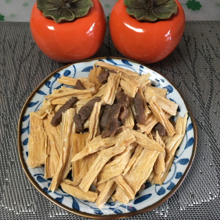 牛肉炒腐竹步骤7
