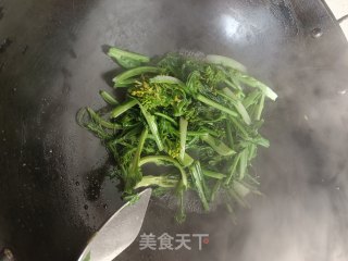 素炒菜心步骤3