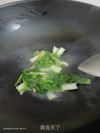 素炒小白菜步骤4