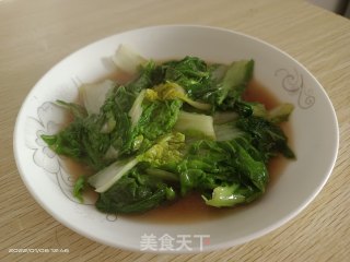 素炒小白菜步骤5