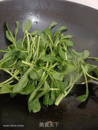 素炒油菜步骤2