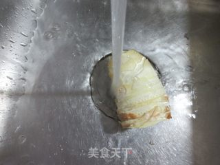 牛肚炒冬笋步骤2