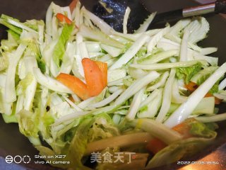 蒜香茭白菜步骤4
