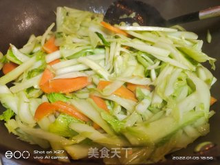 蒜香茭白菜步骤6