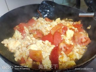 西红柿鸡蛋盖烧饭步骤9