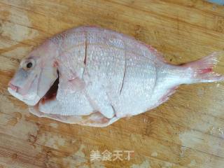 葱油红鲷鱼步骤2
