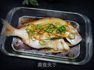 葱油红鲷鱼步骤9