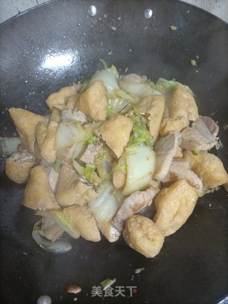 油豆腐焖白菜步骤16