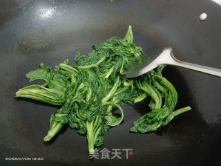 蚝油艾菜步骤3