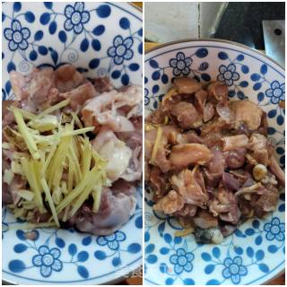 鹿茸菇蒸鸡步骤2