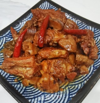 排骨炖花菇步骤17