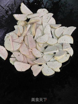 鹿茸菇炒肉饼步骤4