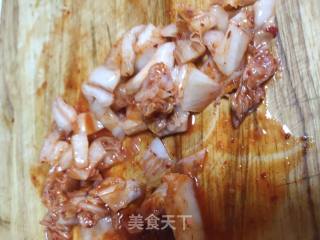 牛肉片泡菜拌饭步骤10