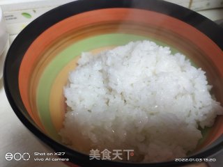 牛肉片泡菜拌饭步骤8