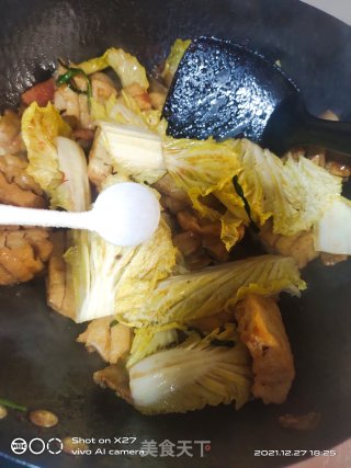 五花肉烧豆腐片步骤4