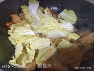 五花肉烧豆腐片步骤3