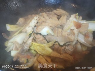 五花肉烧豆腐片步骤5