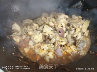 爆炒三黄鸡步骤8