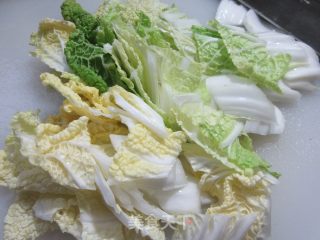蘑菇炒黄心菜步骤3