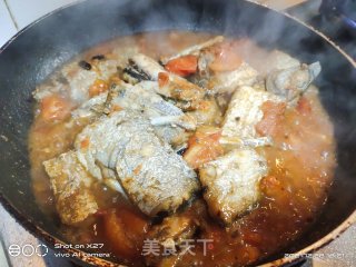 西红柿烧带鱼步骤5