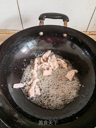青白菜炒肉丝步骤2 青白菜炒肉丝步骤2