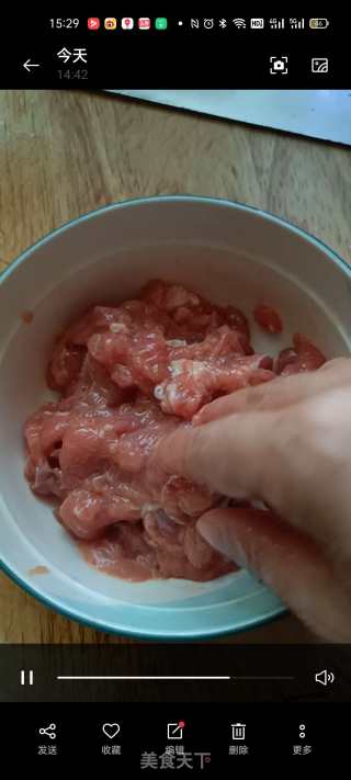 想着就流口水，水煮肉片步骤2