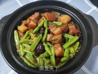 小炖肉焖豆角步骤12