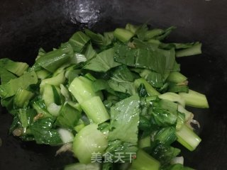 清炒小油菜步骤4