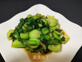 清炒小油菜步骤7