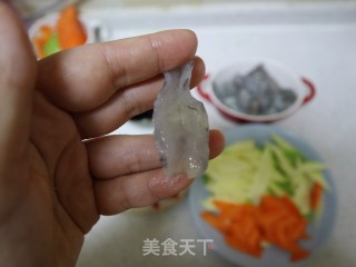 年夜饭五彩虾仁❗️宴客菜时蔬烧虾仁❤️家常小炒步骤2