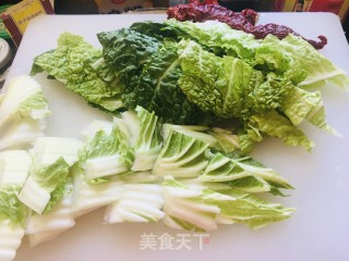 油滋啦炒白菜步骤1