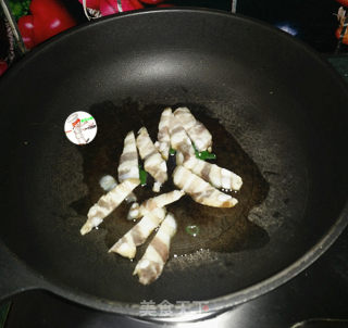 笋瓜炒咸肉步骤5