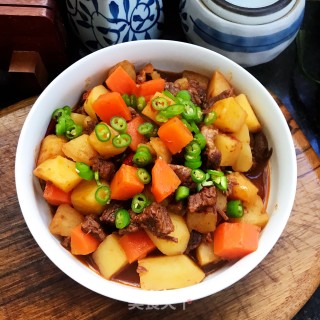 香辣牛肉炖土豆步骤13