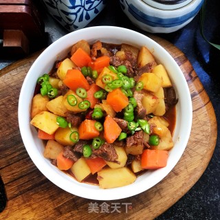 香辣牛肉炖土豆步骤12