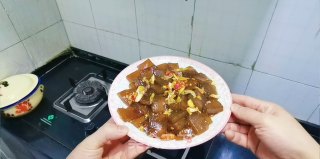 家常炒凉粉步骤9