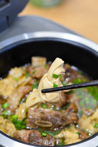 牛仔骨炖豆腐结步骤11