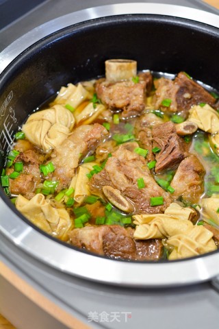 牛仔骨炖豆腐结步骤10
