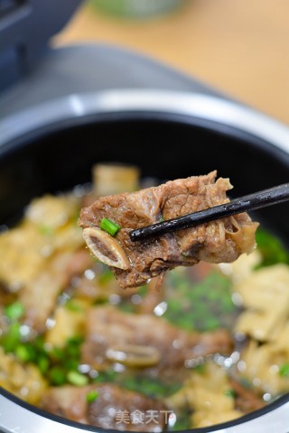 牛仔骨炖豆腐结步骤12
