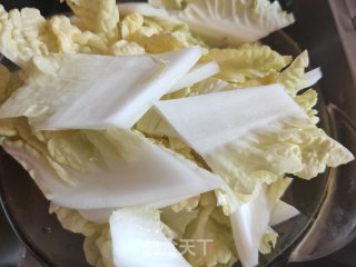 白菜烩排骨步骤1