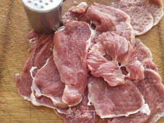 京葱炒肉丝步骤2