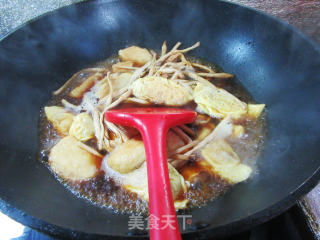 黄花菜蛋饺烧小素鸡步骤9