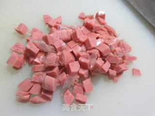 烤肠生菜炒鸡蛋步骤3